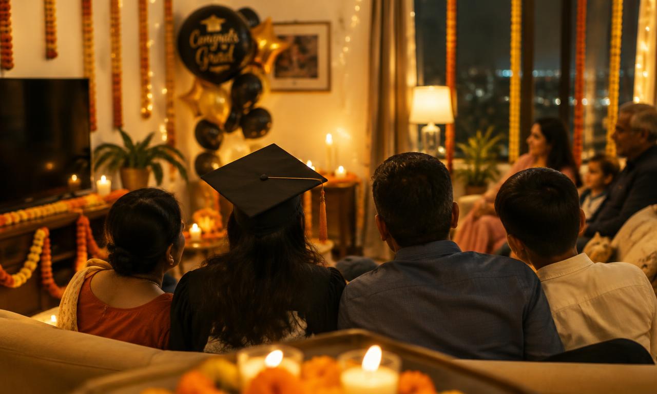 Cover photo: Everyone settling in as the lamps came on
