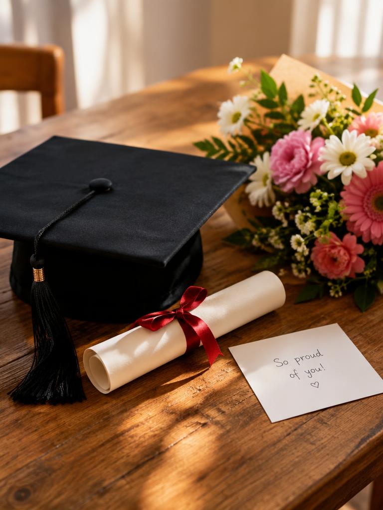 The cap, the scroll and Priya's note