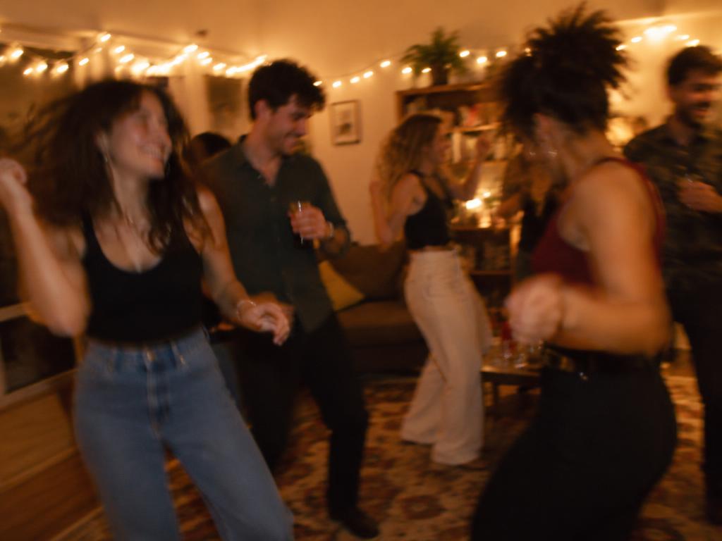 The dance floor opened early
