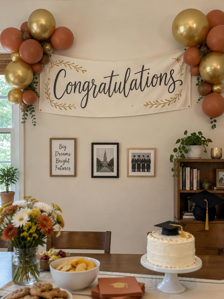 The congratulations wall